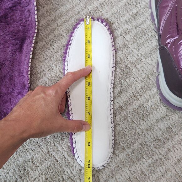 Hobibear womens snow winter boots purple size 40 EU or 8.5-9 US - Picture 3 of 11